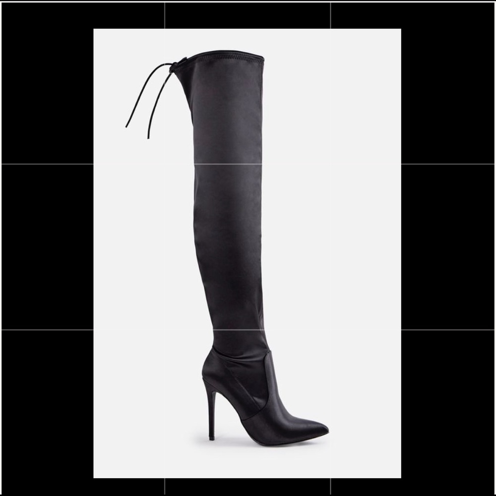 Over the knee boots w/ stiletto heel